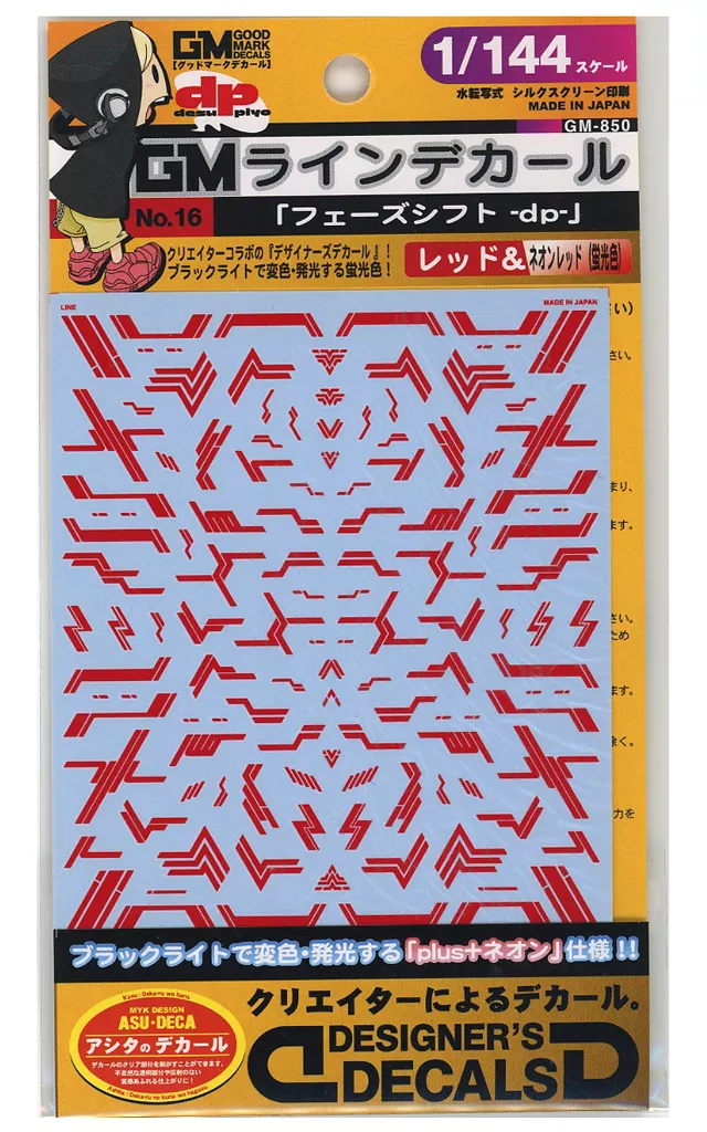 1/144 Scale Model Kit - Caution Decals