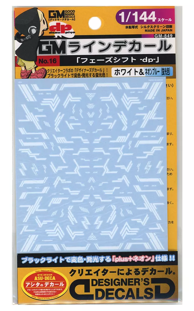 1/144 Scale Model Kit - Caution Decals