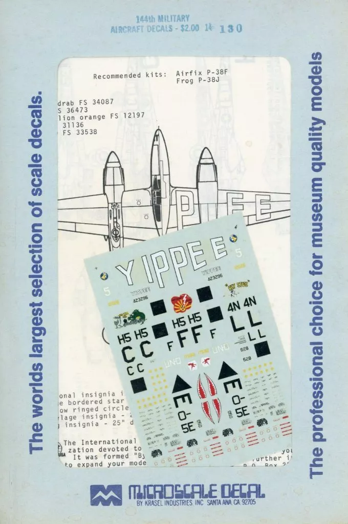 1/144 Scale Model Kit - Fighter aircraft model kits / Lockheed P-38 Lightning