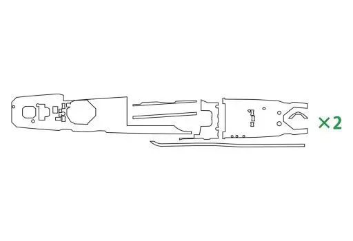 1/700 Scale Model Kit - Detail-Up Parts