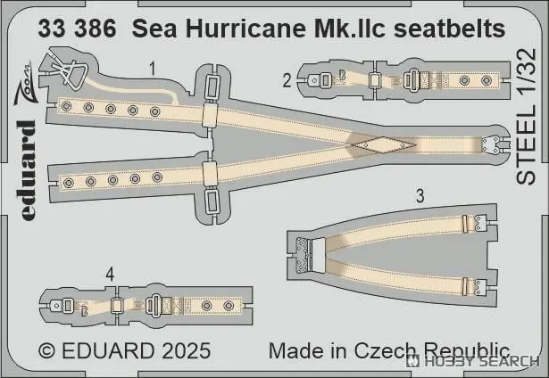 1/32 Scale Model Kit - Etching parts / Hawker Sea Hurricane