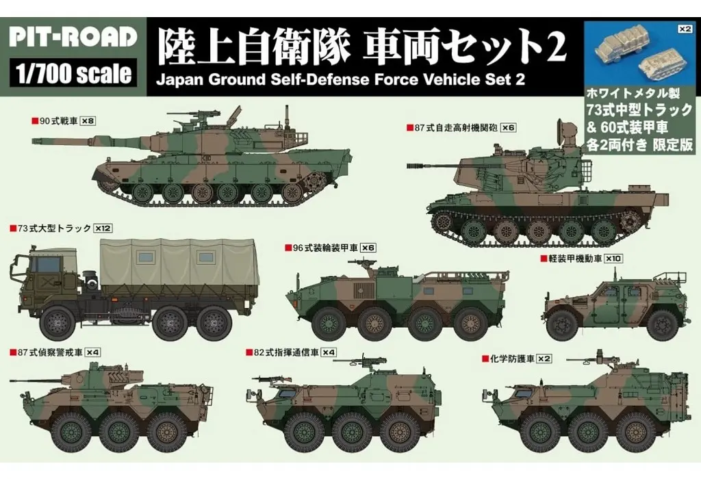 1/700 Scale Model Kit - Tank