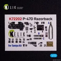 1/72 Scale Model Kit - Detail-Up Parts / P-47 Thunderbolt