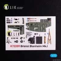 1/72 Scale Model Kit - Detail-Up Parts / Bristol Blenheim
