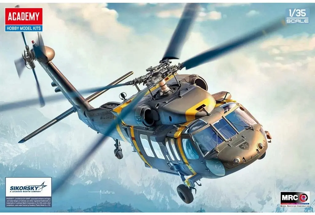 1/35 Scale Model Kit - Helicopter / Sikorsky UH-60 Black Hawk