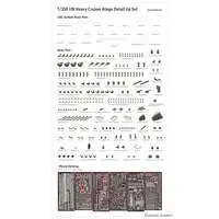 1/350 Scale Model Kit - Detail-Up Parts / Atago