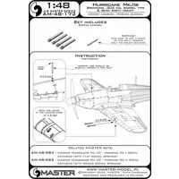 1/48 Scale Model Kit - Grade Up Parts / Hawker Hurricane