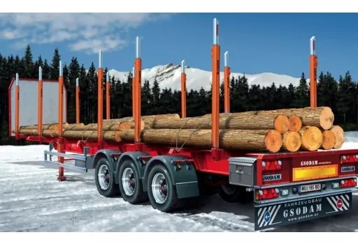 1/24 Scale Model Kit - Vehicle / Timber Trailer