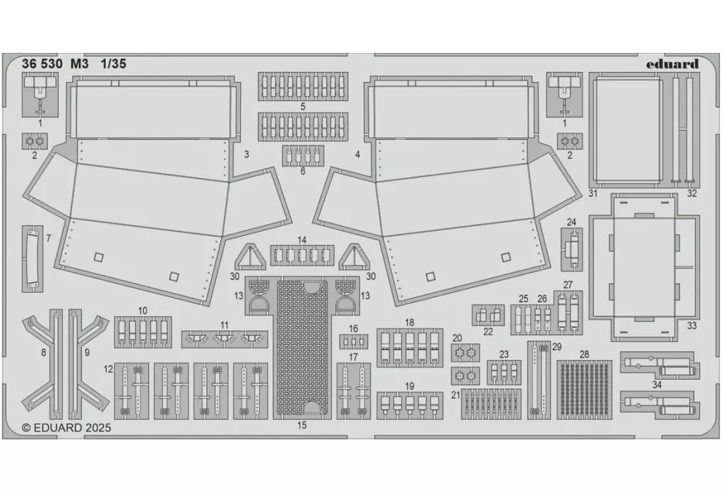 1/35 Scale Model Kit - Etching parts