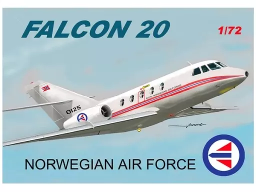 1/72 Scale Model Kit - Airliner / Falcon 20 (Mystère 20)