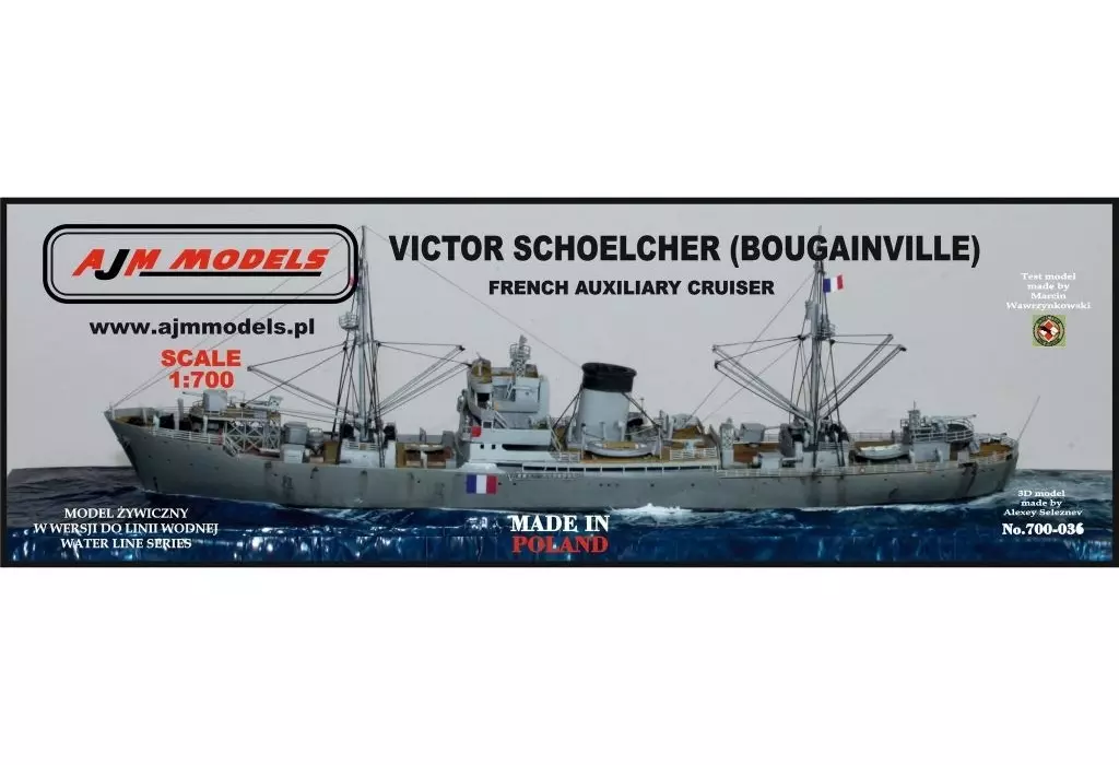 1/700 Scale Model Kit - Warship plastic model kit