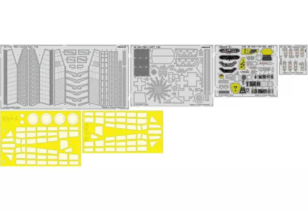 1/48 Scale Model Kit - Grade Up Parts / Douglas TBD Devastator