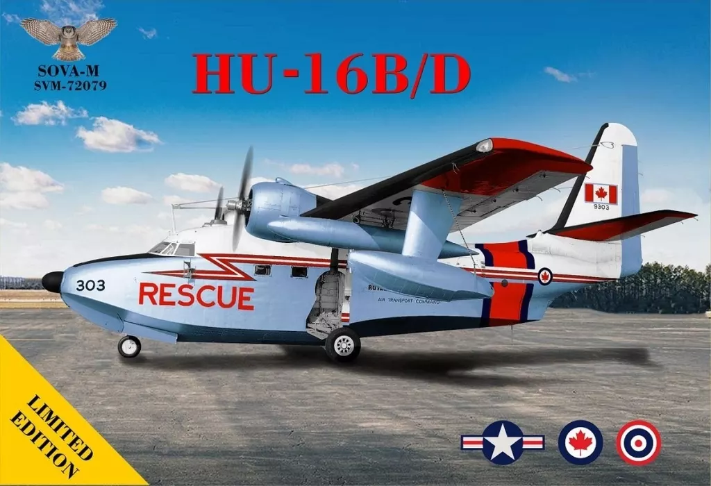 1/72 Scale Model Kit - Seaplane / Grumman HU-16 Albatross
