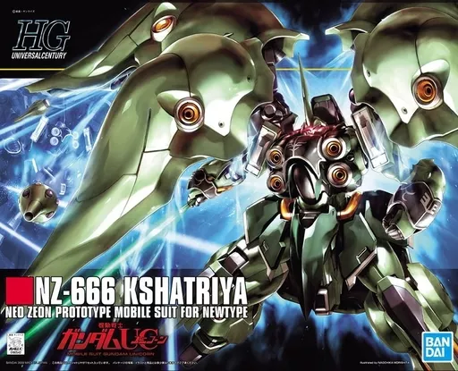 HGUC - MOBILE SUIT GUNDAM UNICORN / NZ-666 Kshatriya