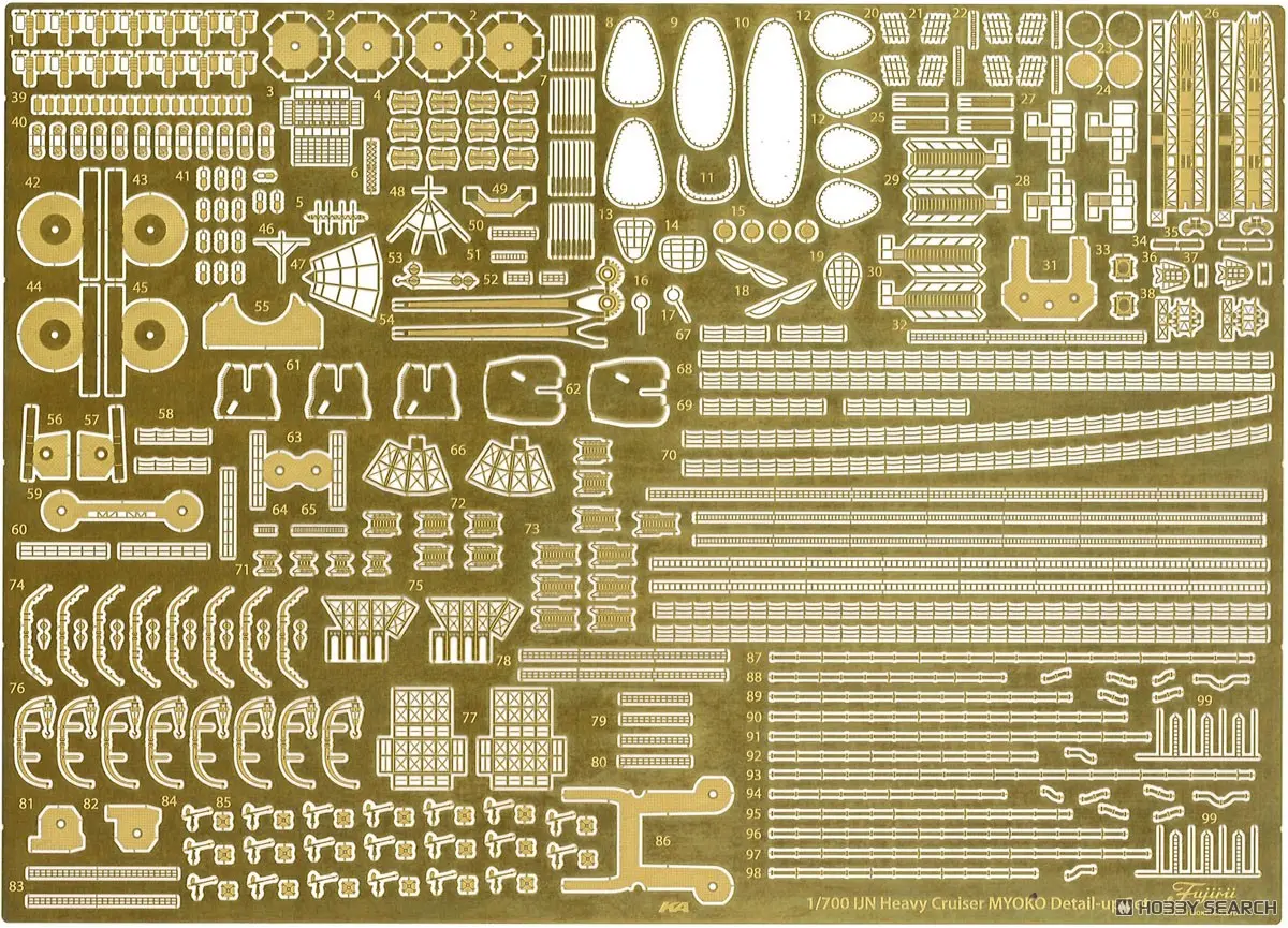 1/700 Scale Model Kit - Etching parts