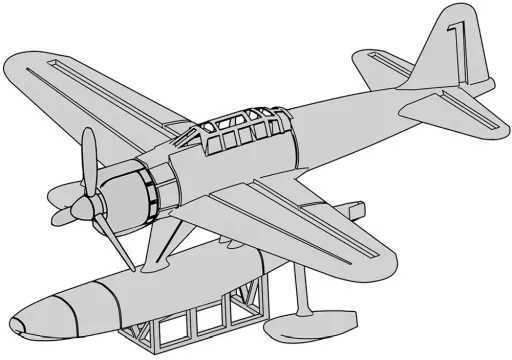 1/700 Scale Model Kit - Fighter aircraft model kits