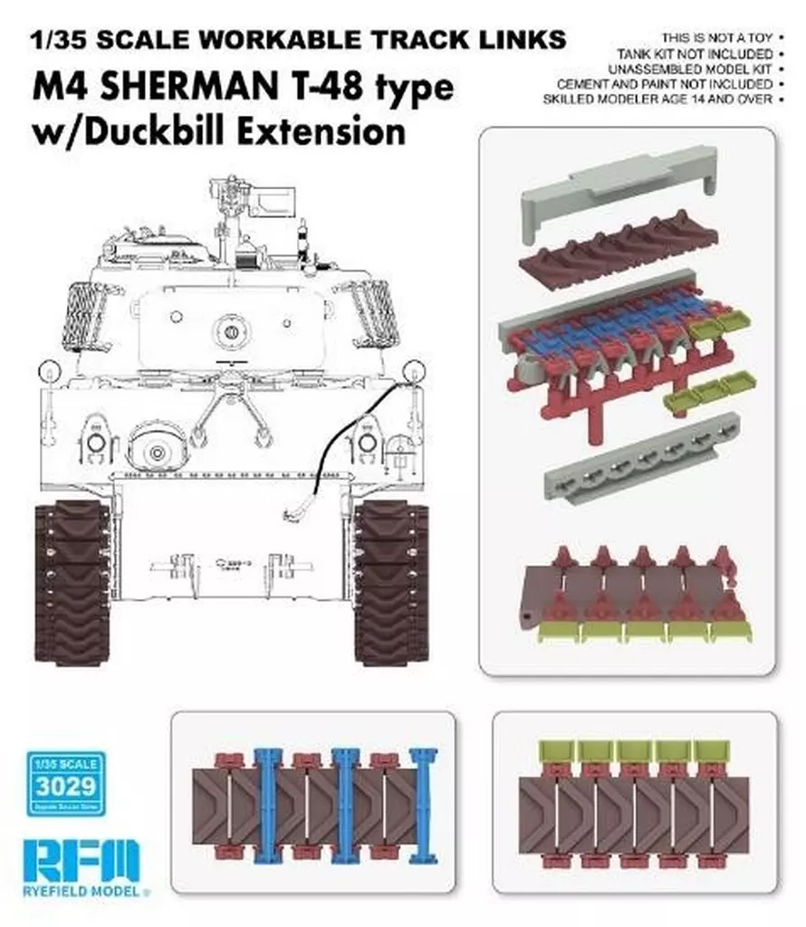 1/35 Scale Model Kit - Grade Up Parts / M4 Sherman