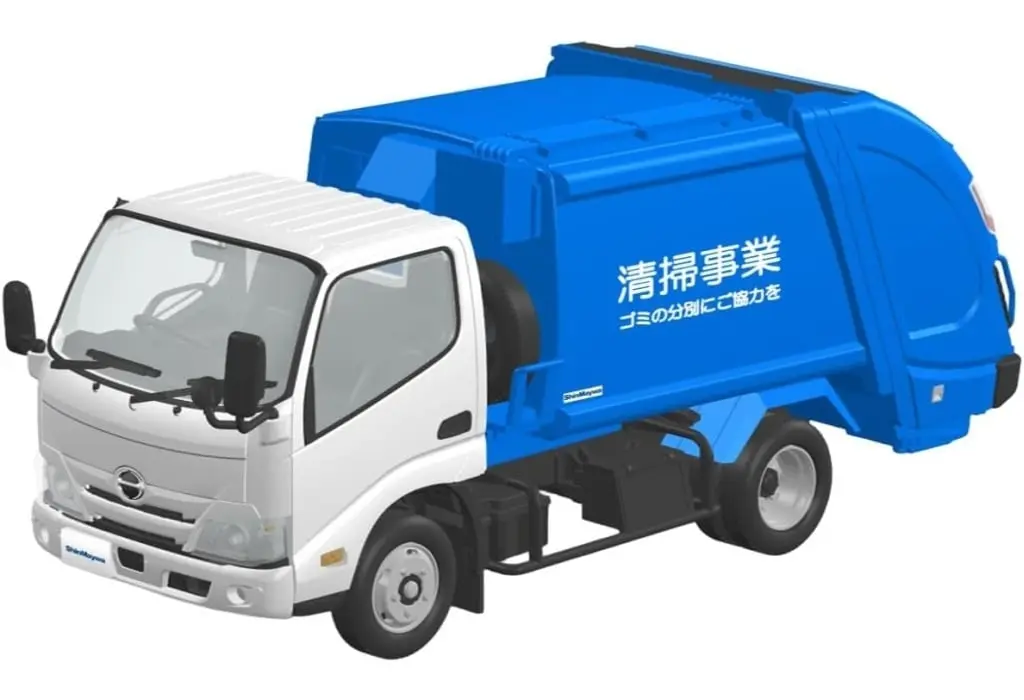 Hino Dutro Garbage Truck Model Kit