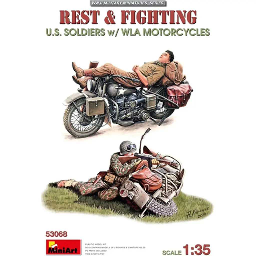 1/35 Scale Model Kit - Motorcycle
