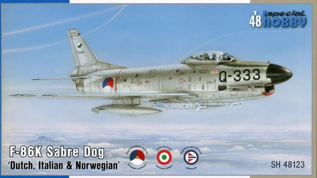 1/48 Scale Model Kit - Fighter aircraft model kits / North American F-86K Sabre Dog