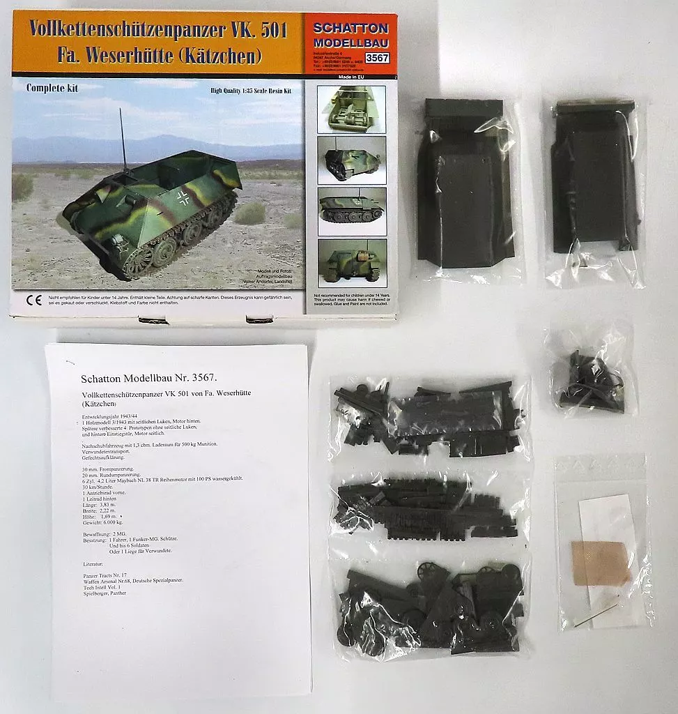 1/35 Scale Model Kit - Tank