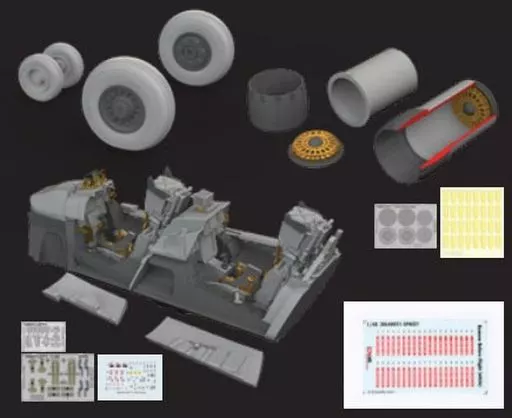 1/48 Scale Model Kit - Grade Up Parts / F-14