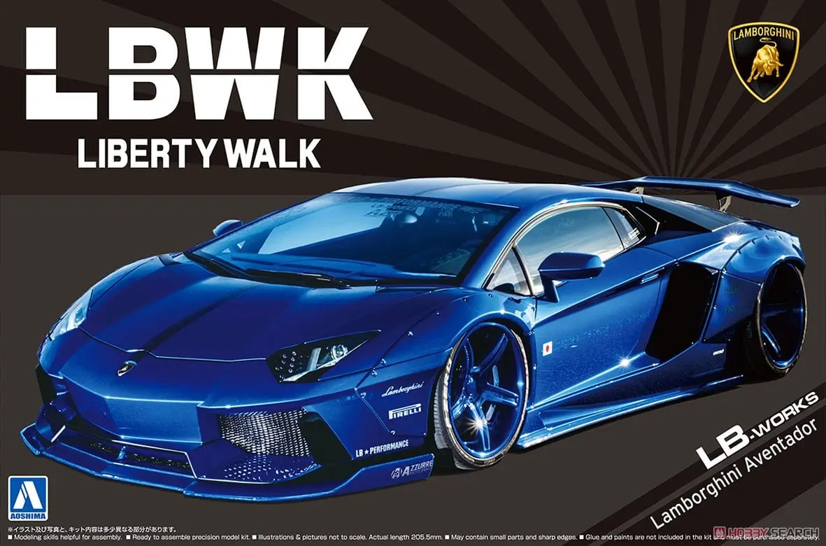 LB-WORKS Lamborghini Aventador Ver.2 Model Kit