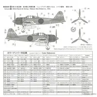 1/48 Scale Model Kit - 1/72 Scale Model Kit - Fighter aircraft model kits / Mitsubishi A6M5 Zero Fighter Type 52