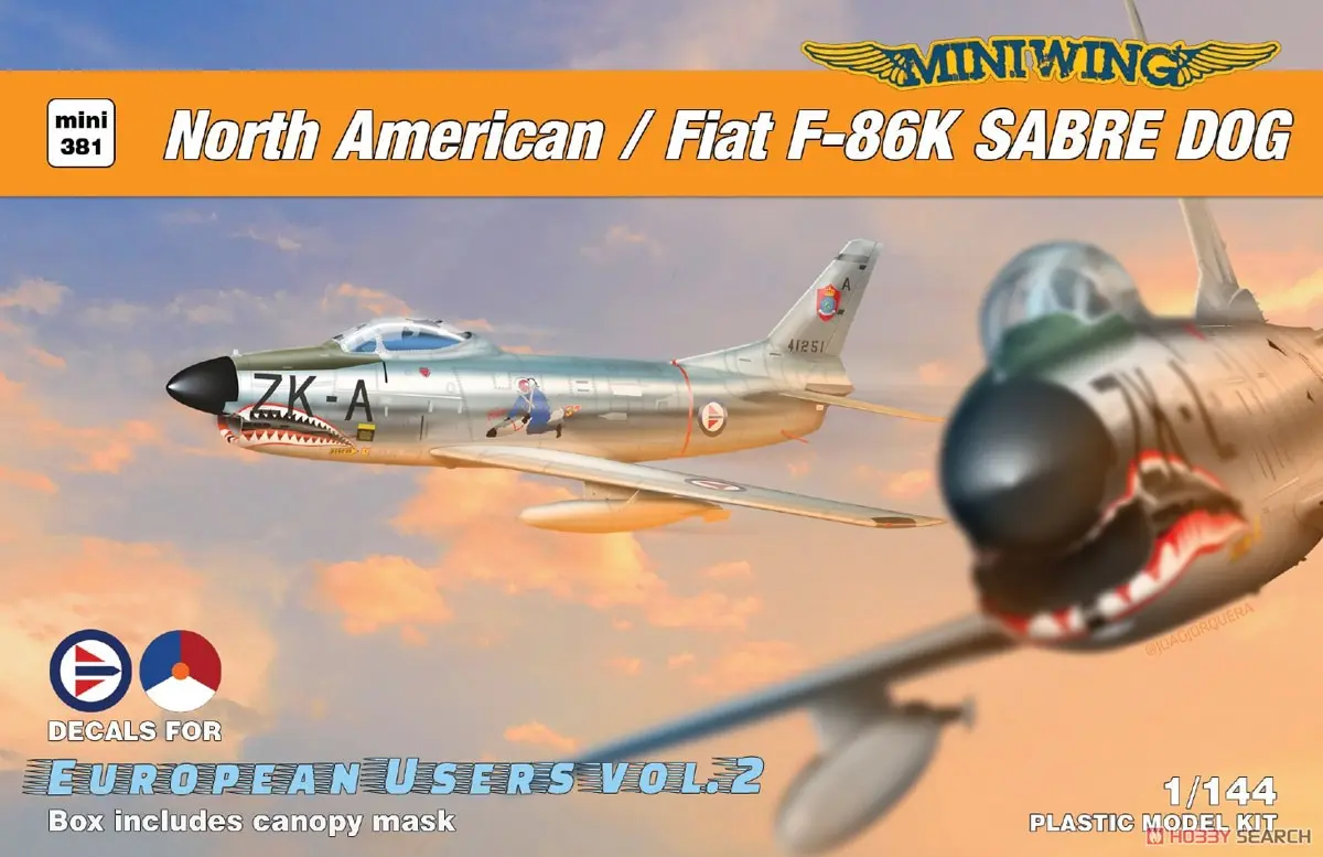1/144 Scale Model Kit - Aircraft / North American F-86K Sabre Dog