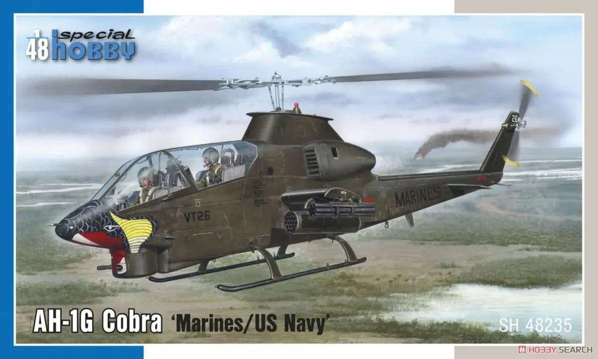 1/48 Scale Model Kit - Attack helicopter / Bell AH-1G Cobra