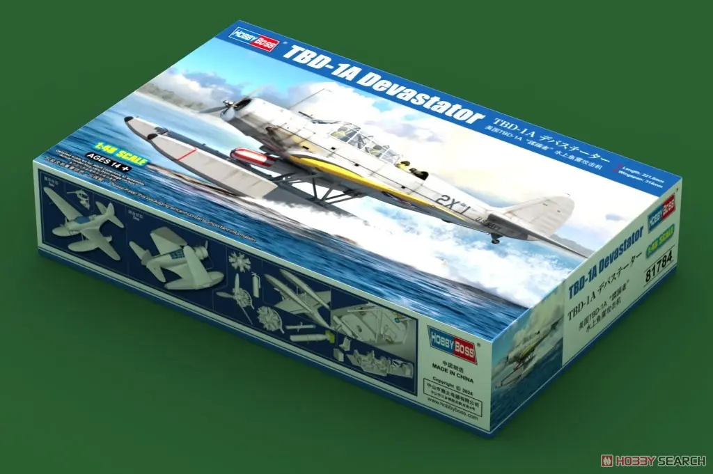 1/48 Scale Model Kit - Torpedo bomber / Douglas TBD Devastator