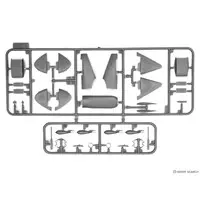 1/48 Scale Model Kit - Bomber / North American P-51 Mustang & Martin B-26 Marauder & Supermarine Spitfire