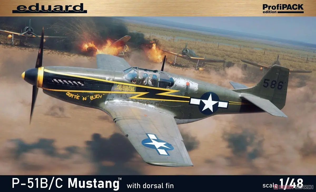 1/48 Scale Model Kit - Fighter aircraft model kits / North American P-51 Mustang