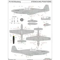 1/48 Scale Model Kit - Fighter aircraft model kits / North American P-51 Mustang
