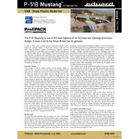 1/48 Scale Model Kit - Fighter aircraft model kits / North American P-51 Mustang
