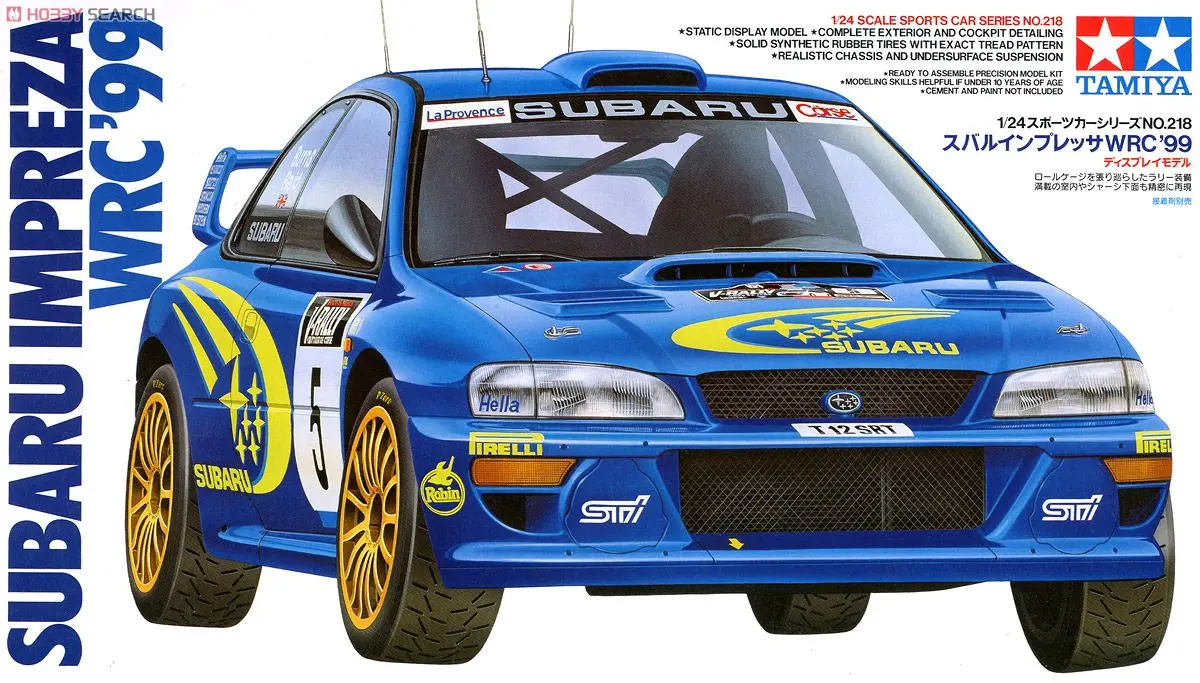 1/24 Scale Model Kit - Vehicle / Subaru Impreza