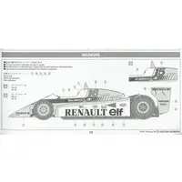 1/12 SCALE RENAULT RE-20 TURBO (w/PHOTO-ETCHED PARTS) Model Kit