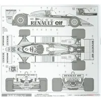 1/12 SCALE RENAULT RE-20 TURBO (w/PHOTO-ETCHED PARTS) Model Kit