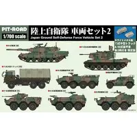 1/700 Scale Model Kit - Tank / Type 90 tank & Type 87 self-propelled anti-aircraft gun