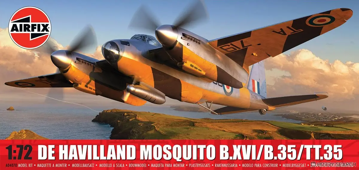 1/72 Scale Model Kit - Fighter aircraft model kits / de Havilland Mosquito