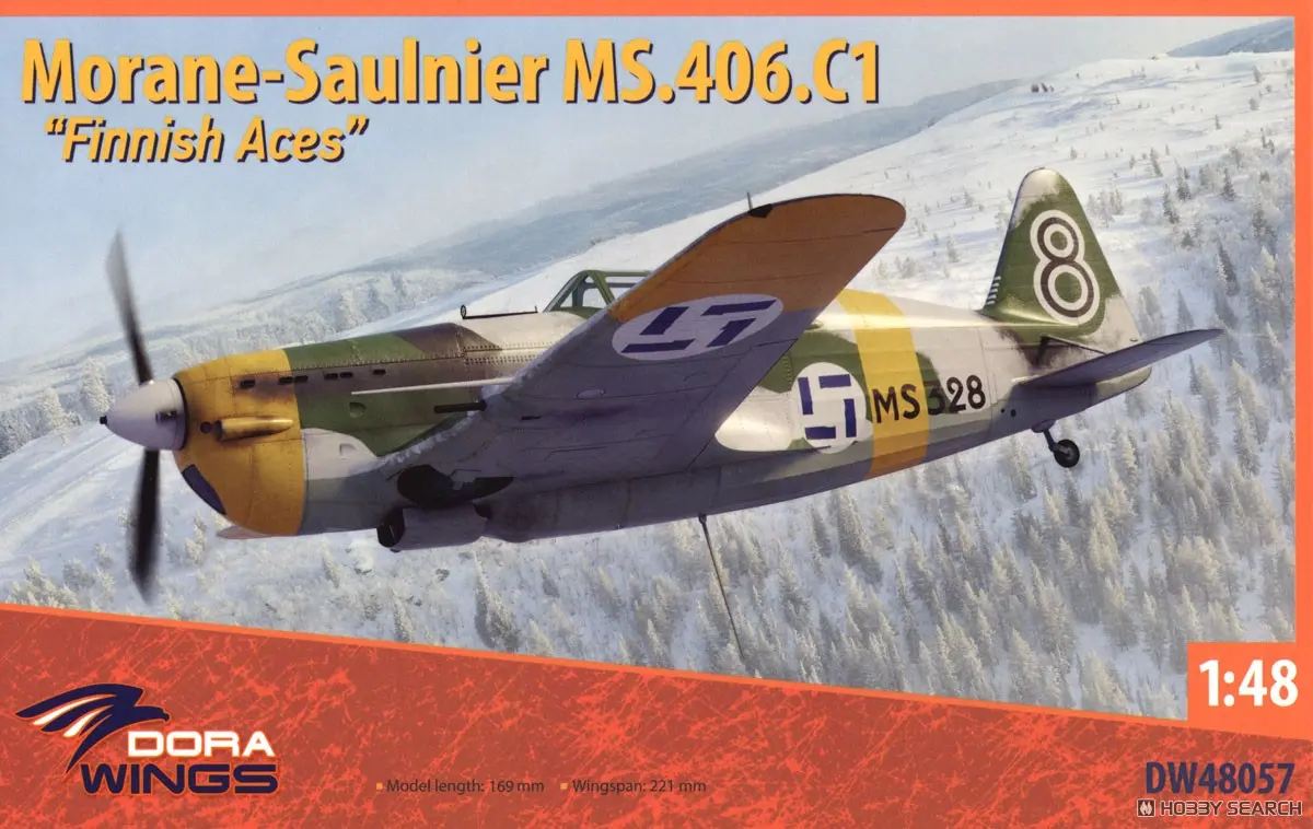 1/48 Scale Model Kit - Morane-Saulnier / Morane-Saulnier M.S.406