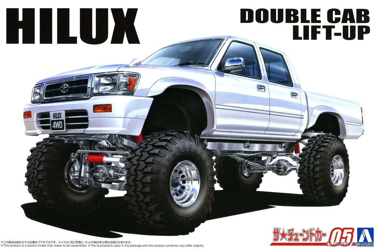 1/24 LN107 HILUX PICKUP DOUBLE CAB LIFT UP '94 (TOYOTA) Model Kit