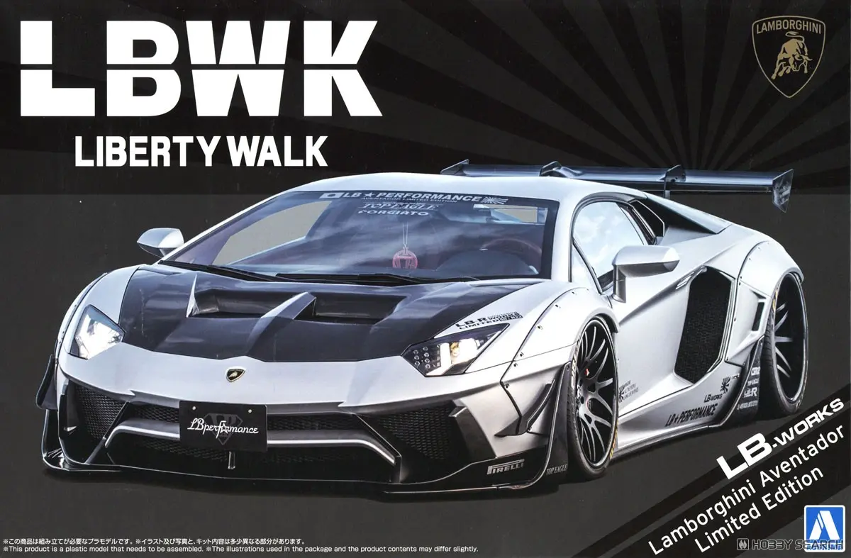1/24 LB-WORKS Lamborghini Aventador Limited Edition Ver.1 Model Kit