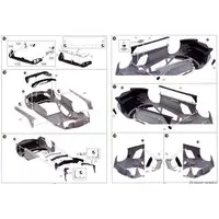 1/24 LB-WORKS Lamborghini Aventador Limited Edition Ver.1 Model Kit