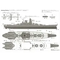 1/450 Scale Model Kit - Warship plastic model kit / Japanese Battleship Yamato