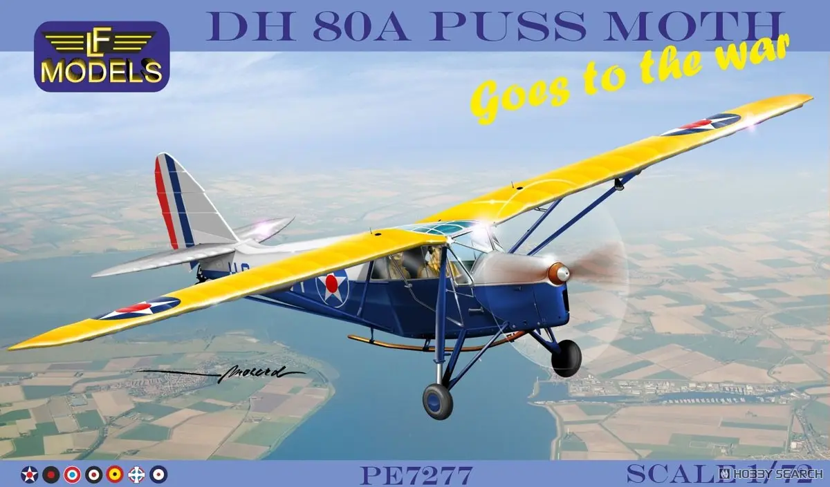 1/72 Scale Model Kit - Aircraft / de Havilland DH.80A Puss Moth