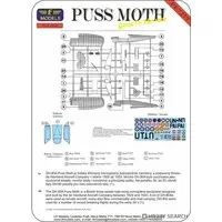 1/72 Scale Model Kit - Aircraft / de Havilland DH.80A Puss Moth