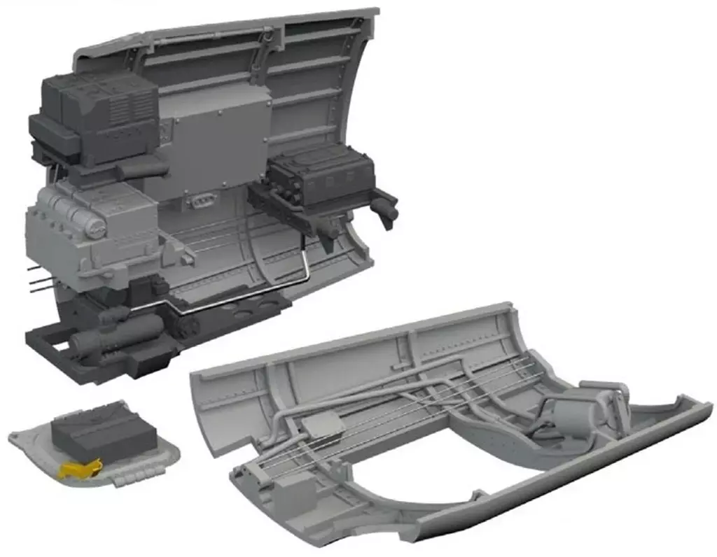 1/48 Scale Model Kit - Grade Up Parts / Curtiss P-40 Warhawk