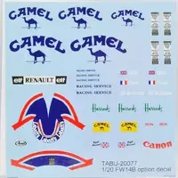 Decals - Formula car / Williams FW14