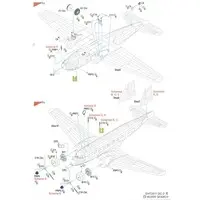 1/72 Scale Model Kit - Airliner / Douglas DC-2